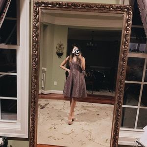 Boutique Flared Knit Dress